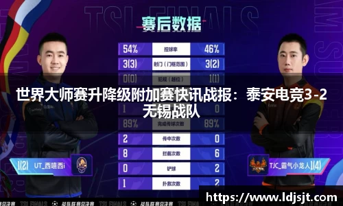 世界大师赛升降级附加赛快讯战报：泰安电竞3-2无锡战队