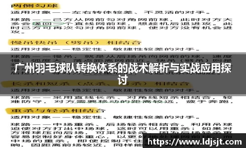广州羽毛球队转换体系的战术解析与实战应用探讨